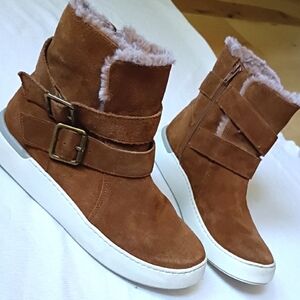 Cobb Hill Rockport Brown Suede Boots